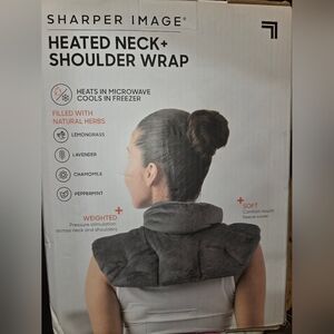 Sharper Image Heated Neck Shoulder Wrap